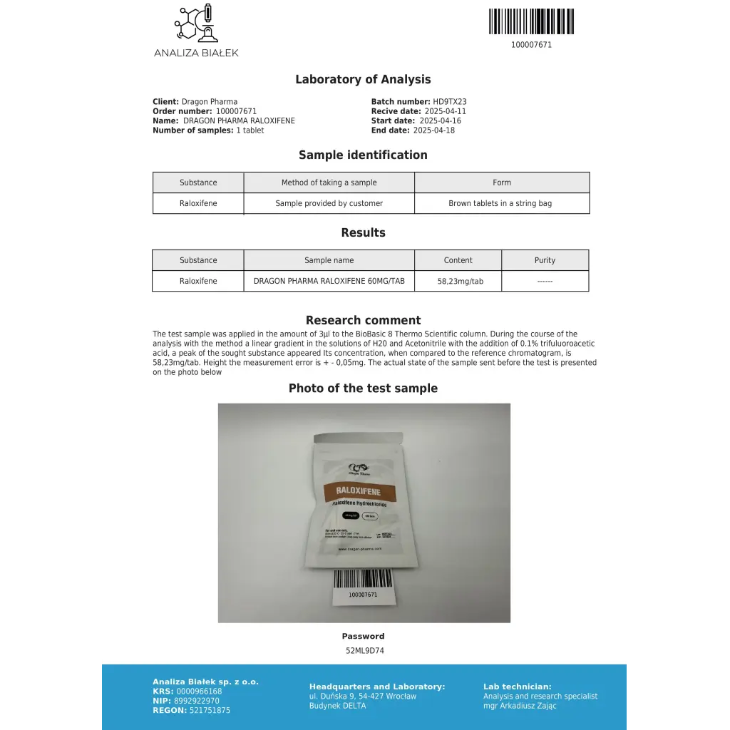 RALOXIFENE (60mg)